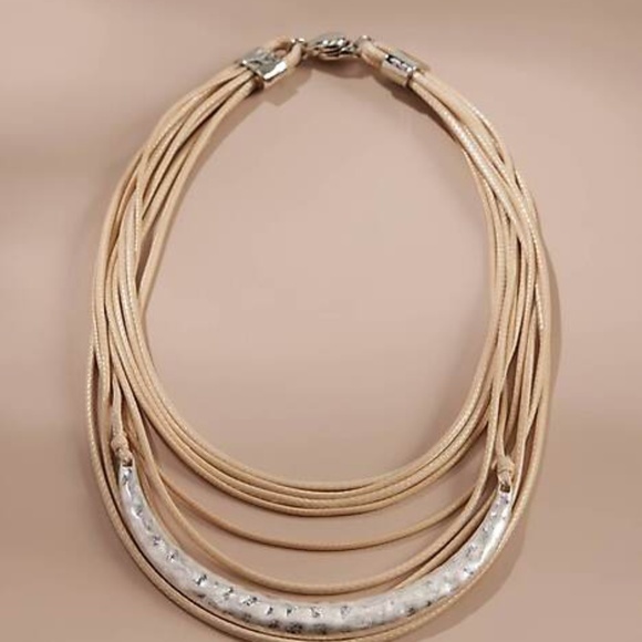 J. Jill NEW Winding Vines Corded Necklace NWT - Picture 4 of 4